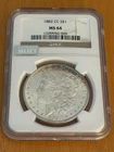 1882 CC Morgan Silver Dollar $1 NGC MS 64