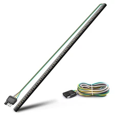 MICTUNING 48" Triple Row 360 LED Tailgate Strip Light Reverse Brake Turn Signal