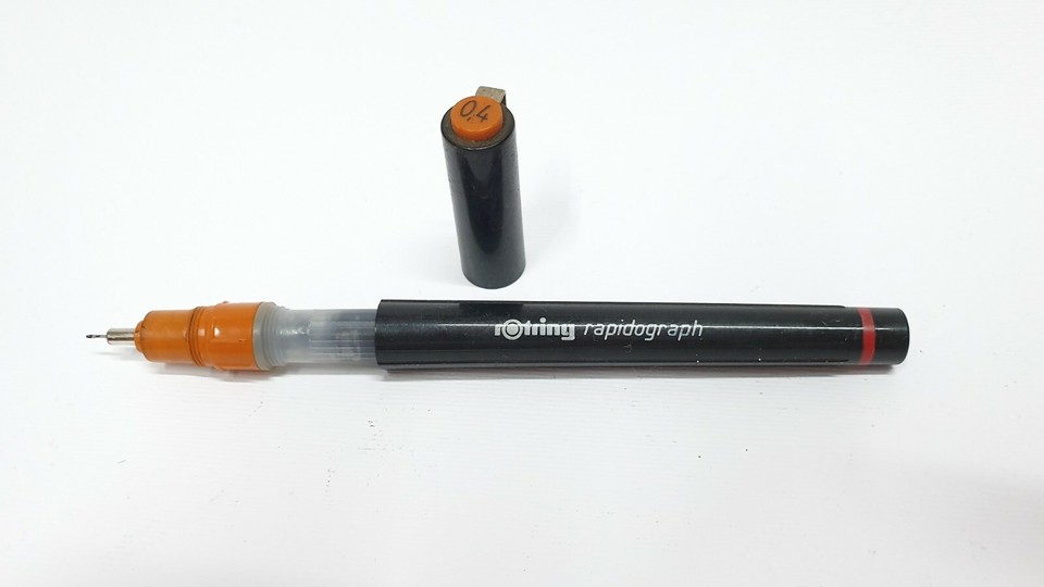 USED rOtring Rapidograph F / Isograph F / Micronorm Technical Pens