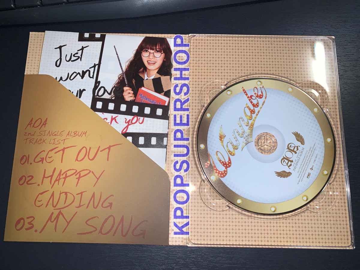 AOA 2nd Single Album Vol. 2 Wanna Be CD Great No Photocard Rare