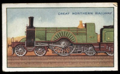 Tabakkarte, Godfrey Phillips, RAILWAY ENGINES, 1934, 8ft Single Express, #18