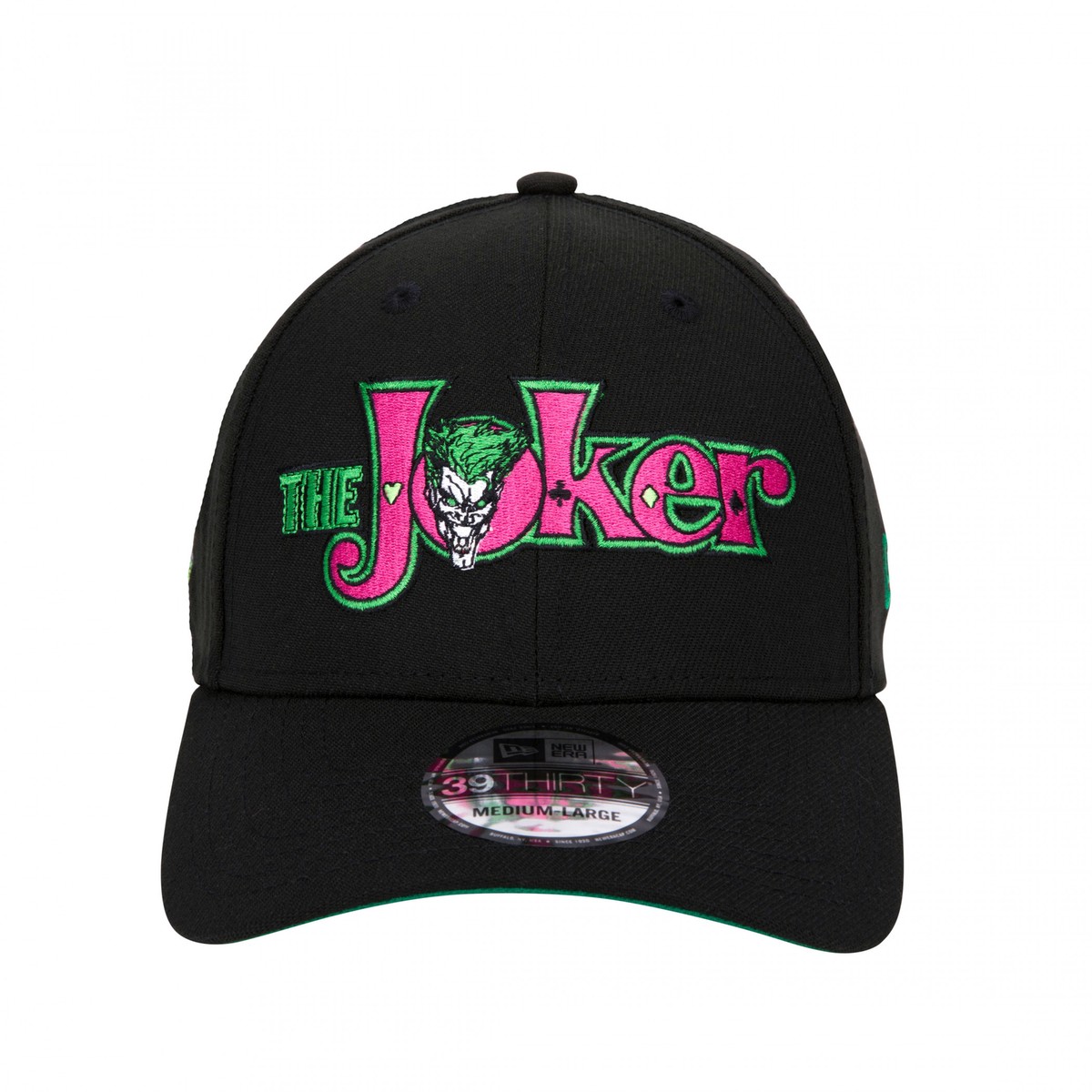 The Joker Vintage Logo New Era 39Thirty Fitted Hat Black | eBay