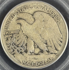 Silver VG 10 Graded 1921 Year Liberty Walking Half Dollars (1916