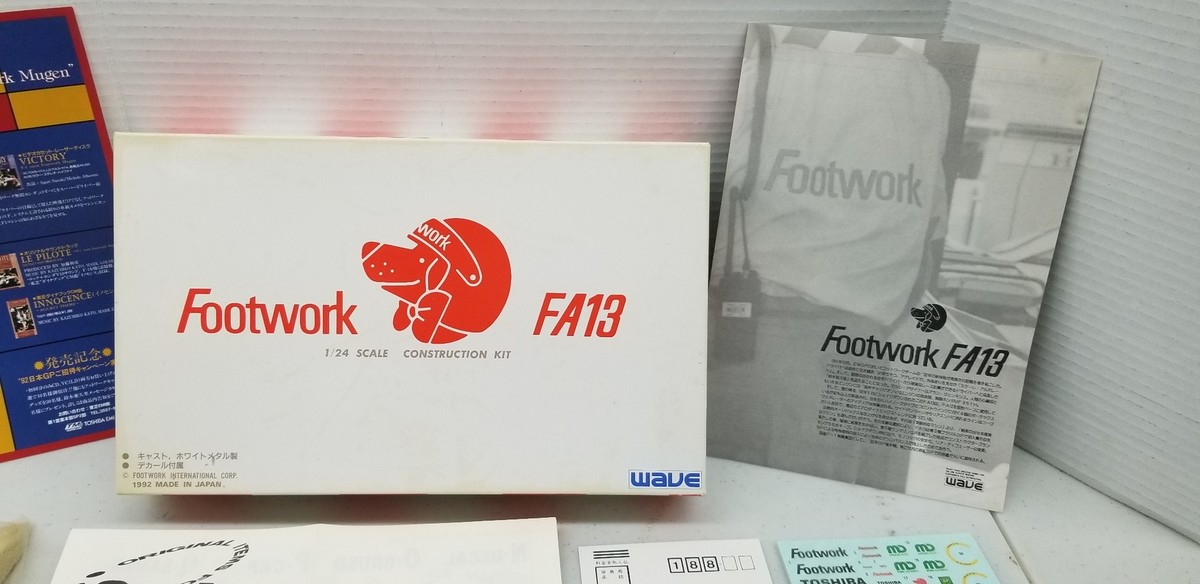 ウェ― ブ　1/24 フットワーク　FW13 フットワークFA13製作記事FINAL。 | モケ女モデラー めぐみ♪