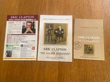 Eric CLAPTON ME and MR. JOHNSON Japan mini-poster x3 / Japan Tour 2003 BoNUS
