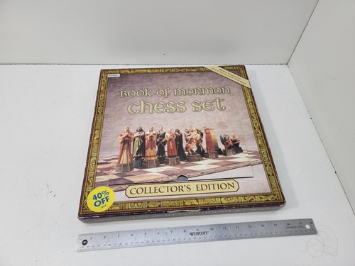 Buch Mormon Schachspiel Collector's Edition Lehi Stripling Warriors Moroni NEU