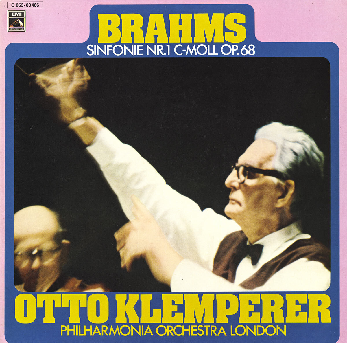 BRAHMS Symphony 1 KLEMPERER PO EMI C053-466 (SAX-2262) Early