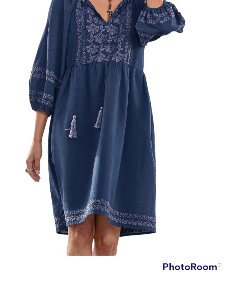 SUNDANCE CATALOG Caspian Breeze Dress Petite XXSmall Orig $198