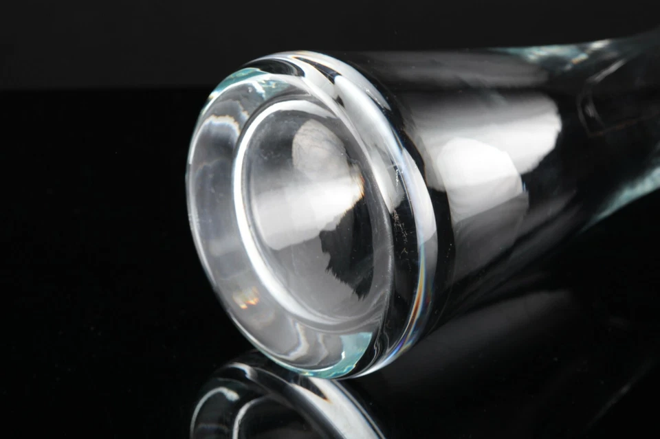 Gourmet Karaffe Bohemia mundgeblasen Glas klar schlicht modern ReUse Second Hand - Bild 4 von 4