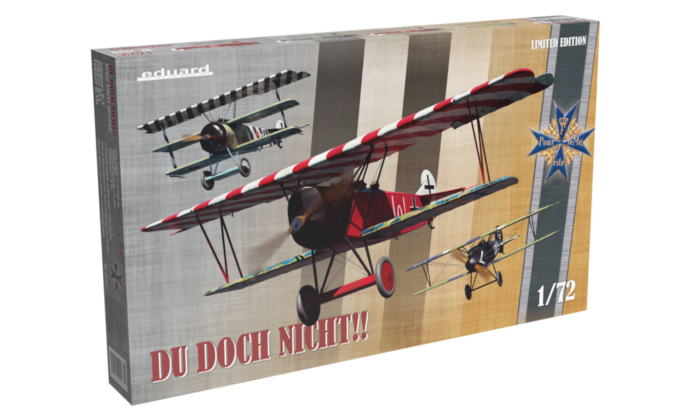 Eduard 2135 1:72nd Du doch nicht!! Albatros D.V, Fokker Dr. I and Fokker D.VII