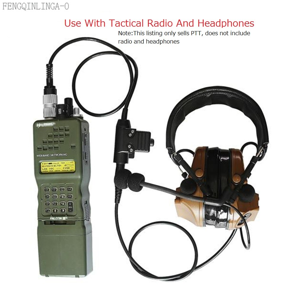 TAC-SKY U94 Push to Talk Adaptor Tactical 6-Pin PTT for AN/PRC-152