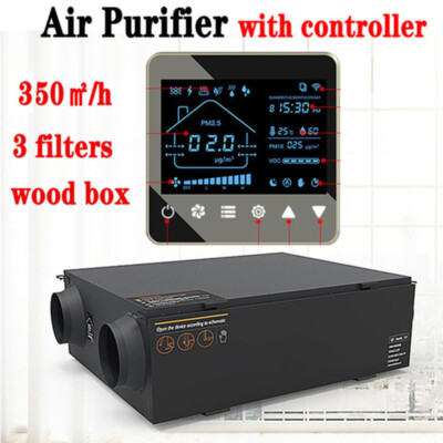350m3 Fresh Air Purifier Purification Central System Full Heat Filter Exchanger