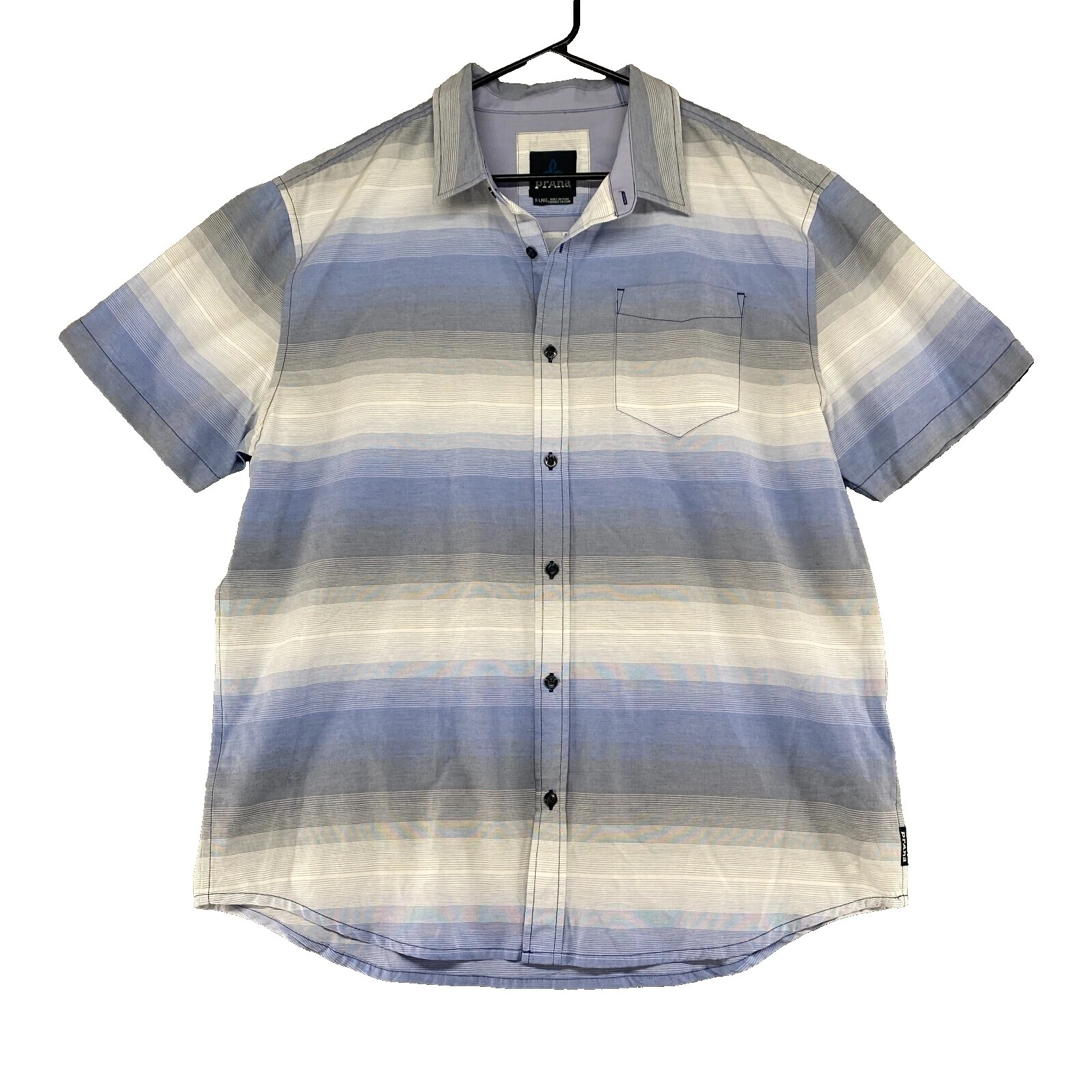 Botón Informal a Rayas prAna-Down Shirts for Men