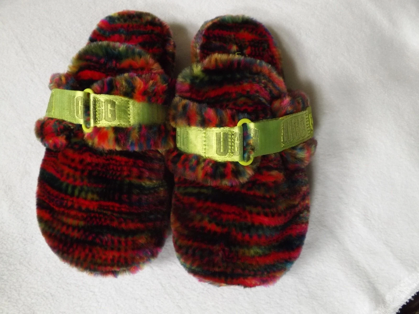 UGG S N 1131550 Scivoli Uomo Muticolor Fluffy It Pop Taglia 10