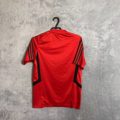 Manchester United Training Jersey Football Shirt Red Black Adidas