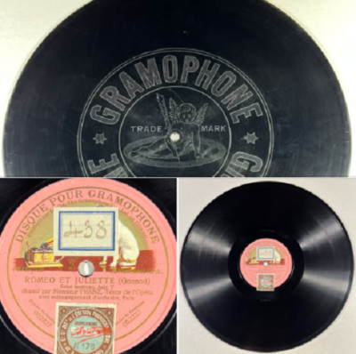 Paul Franz: Romeo und Julia (Gounod) 78 U/min 12'' ONE-SIDE GRAMMOPHON 032227