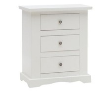 COMODINO ART 001176CM IN LEGNO COLORE BIANCO