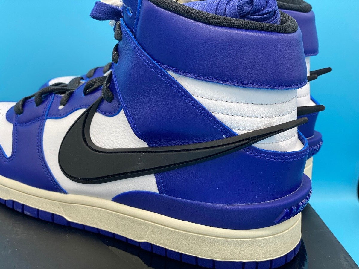 Size 13 - AMBUSH x Nike Dunk High Deep Royal for sale online | eBay