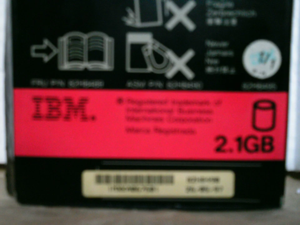 82H8490 hd 2.1GB 2.5 for thinkpad 750/755/760, new, unused - Bild 3 von 4