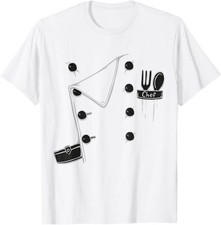 NEW LIMITED Chef Jacket Chef Costume Cook Cooking Funny Chef Gift T-Shirt