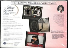 Lot of 4 Creative Memories 5x7 Black Scrapbook Refill Pages RCM-5BL 80 Total Pgs