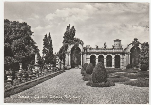 MERATE - LECCO - GIARDINO PALAZZO BELGIOIOSO - VIAGG. 1961 -18558-