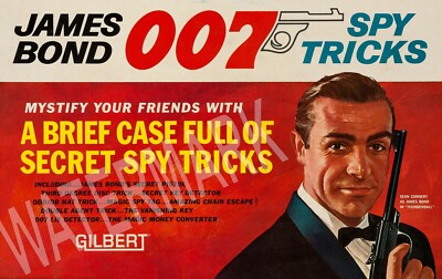 1965 James Bond Spy Tricks 007 High Quality Metal Fridge Magnet 3x4 9838
