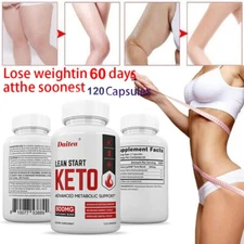 Keto BHB 800 Mg Pure Keto Fat Burning Weight Loss Capsules for Ketosis NEW