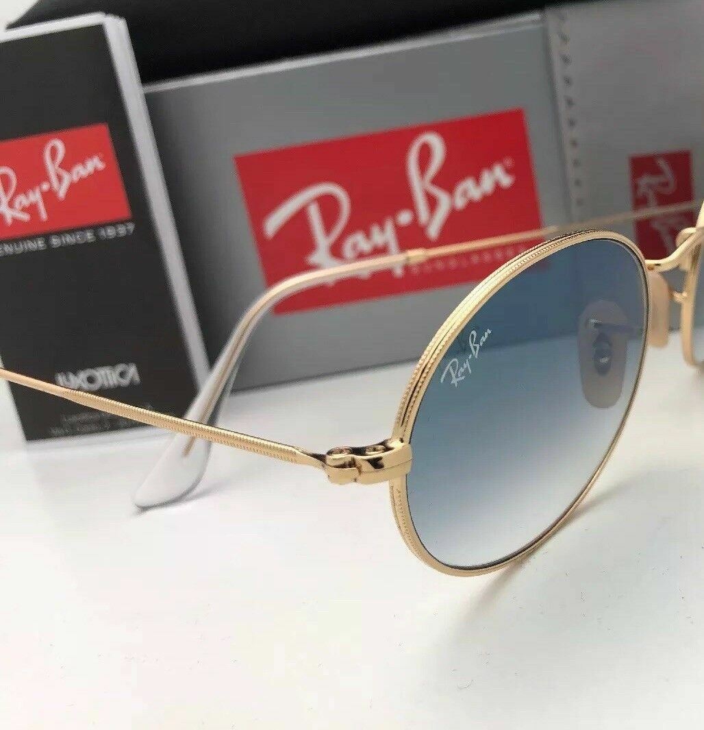 New RAY-BAN Sunglasses RB 3547-N 001/3F 51-21 145 Gold Frame w