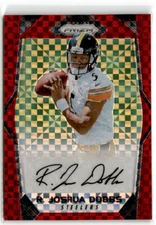 2017 Panini Prizm Red Power R. Joshua Josh Dobbs RC Auto /49 #RA-JD Steelers