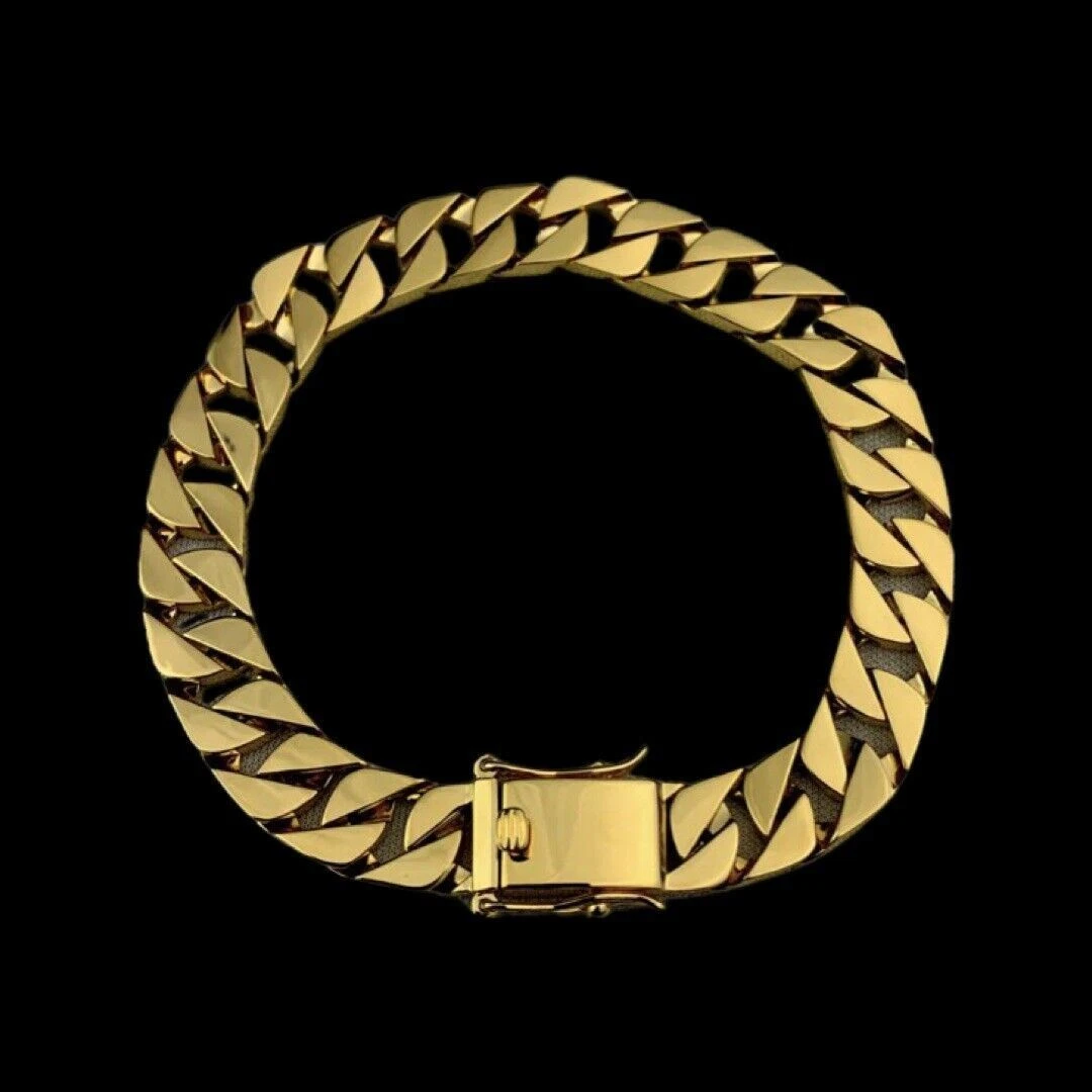 Gold Z Link Chain Bracelet 8 18k Stamped Gold Filled Bracelet