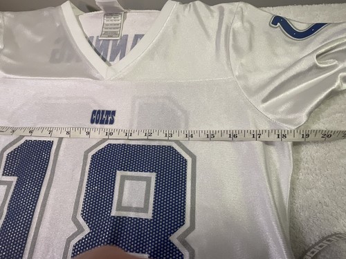 NFL Team Apparel Jersey Women’s Indianapolis Colts Peyton Manning White Medium - Picture 4 of 6