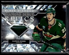 2022-23 Upper Deck Black Diamond Debut Relics Marco Rossi #DD-MR