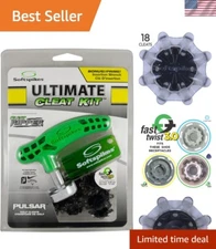 Enhanced Comfort Pulsar Fast Twist 3.0 Cleat Kit with 18 Softspikes for Golf