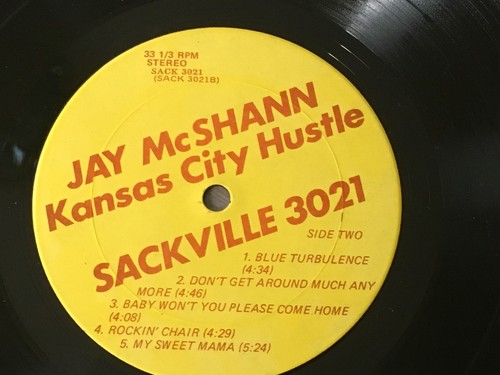 JAY McSHANN - Kansas City Hustle ~ SACKVILLE 3021 {nm orig} Recorded: 1978 RARE - Picture 3 of 4