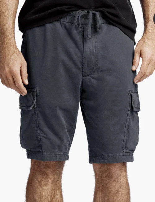 James Perse Heavy Jersey Cargo Shorts XL Size 4 Grey Coal eBay