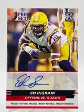 Ed Ingram 2022 Leaf Pro Set #PSA-EI1 Autograph Auto RC