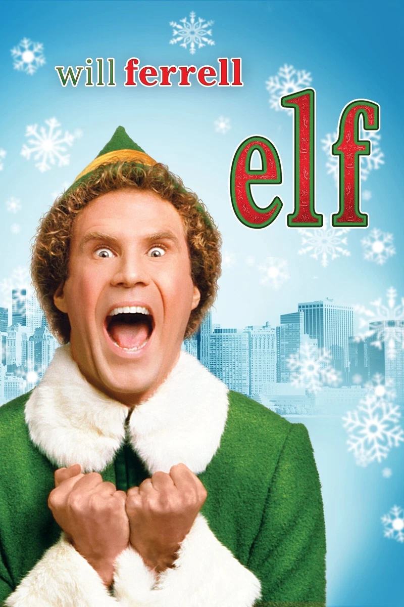 2003 Elf Movie Poster Print Will Ferrell Buddy Santa Papa Elf Christmas  🎄🎅🏻🍿 | eBay