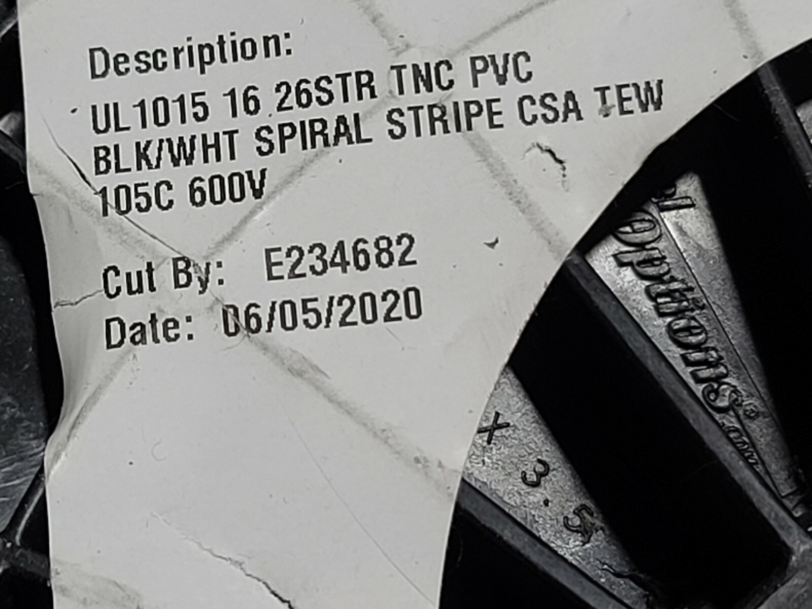 Southwire/Copperfield #16awg TnCu Boat Cable Hook-Up Wire 1015 Black/White/100ft