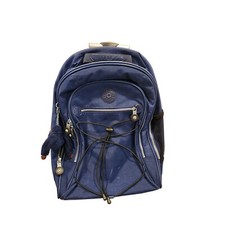 Mochila mediana Kipling azul 19x15x7 usada base y correas