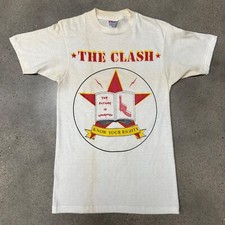 Vintage 1982 The Clash Know Your Rights Punk Band Shirt