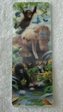 Jungle Babies - 3D Bookmark