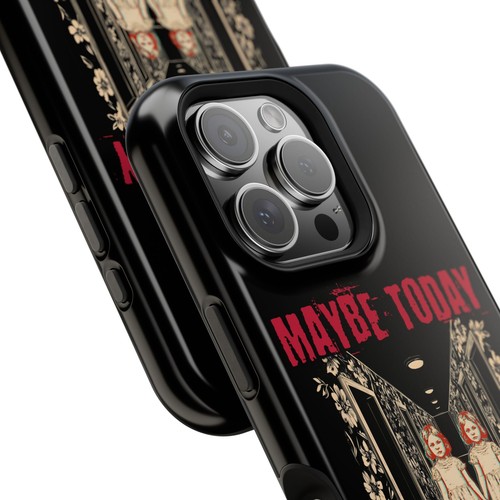Maybe Today Satan, Horror Themed Humor Halloween Gothic Magnetic Tough Cases - Picture 29 of 113