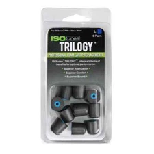 TRILOGY Large Foam Replacement Hearing Protection Eartips 5 Pair Pack