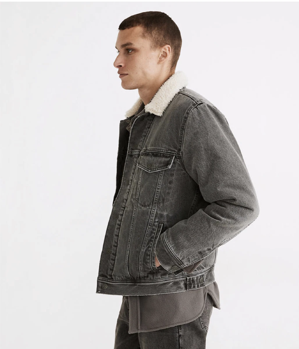 Madewell sherpa denim best sale jacket