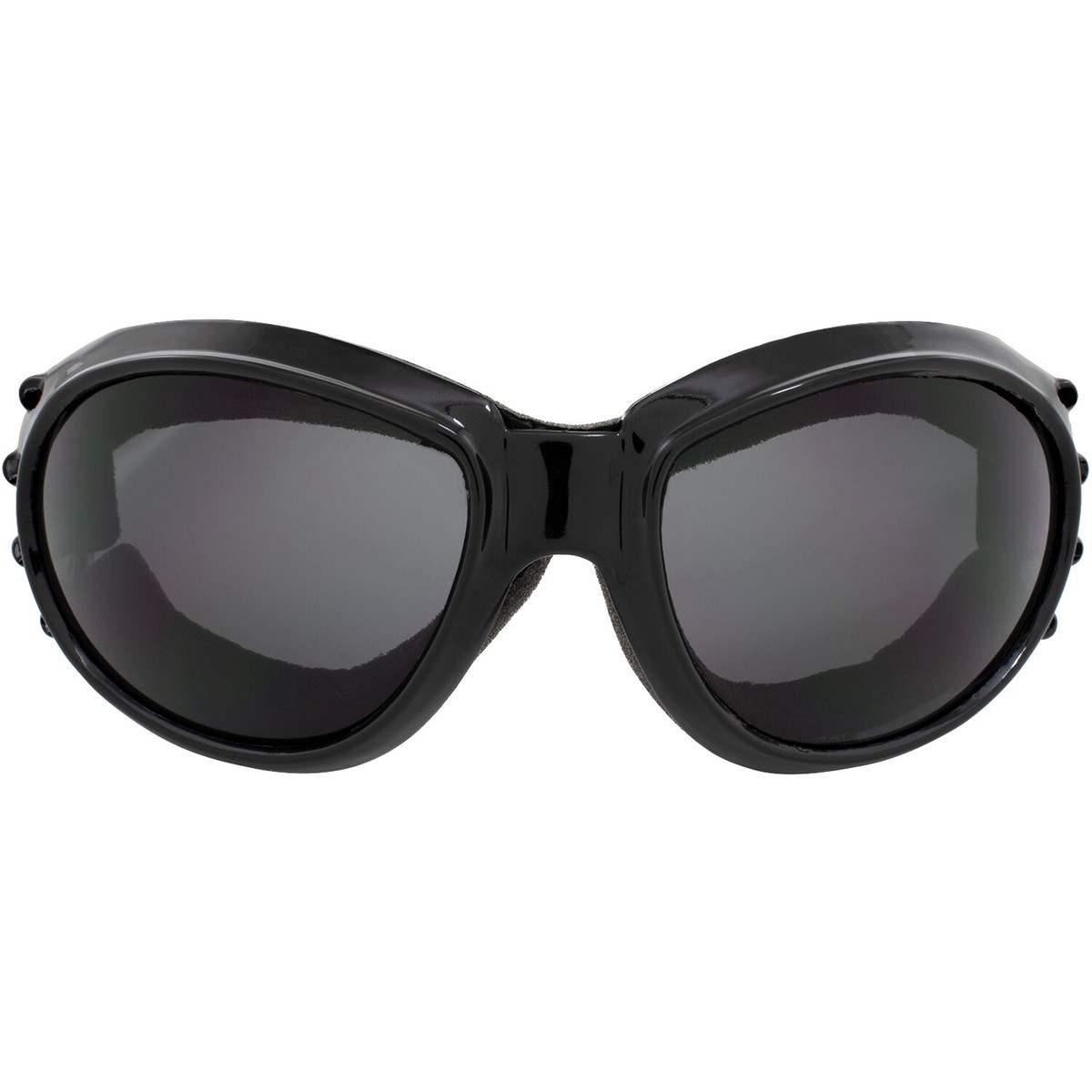 Occhiali Da Moto Baruffaldi Supercompetition Con Montatura Cromo E Pelle Nera P1595 Occhiali Da Moto Baruffaldi Supercompetition Con Montatura Cromo E Pelle Nera P1595