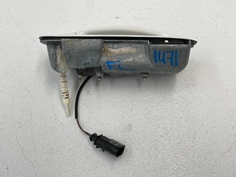 Manija de puerta exterior del conductor delantero izquierdo Porsche 911 2006-2011 blanca 1471 OEM Foto 3 de 4