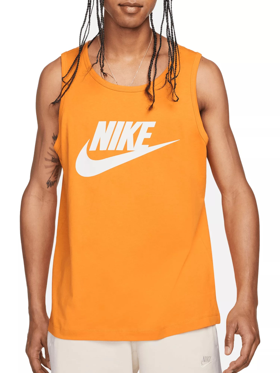 Nike 陸上用タンクトップ オレンジ/ホワイト Nike 陸上用タンクトップ オレンジ/ホワイト