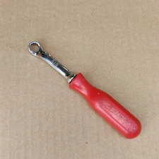 Mac Tools USA Rare SAE 3/8 Inch Red Comfort Grip Box Wrench BOPA122