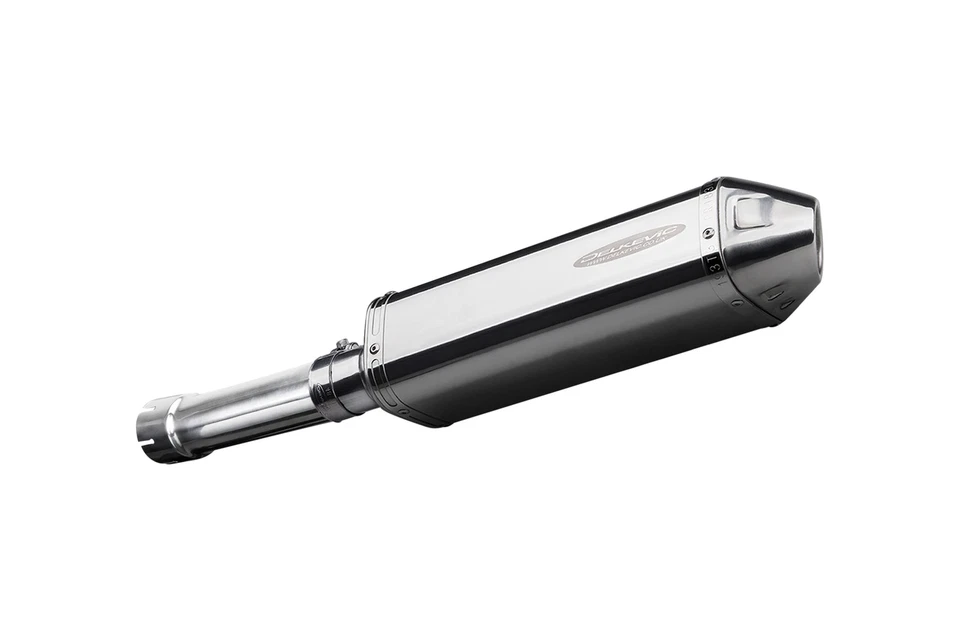 BMW F650 GS 2007-2013 Kit de silenciador de escape de acero inoxidable triovalado de 13" deslizable Foto 2 de 4